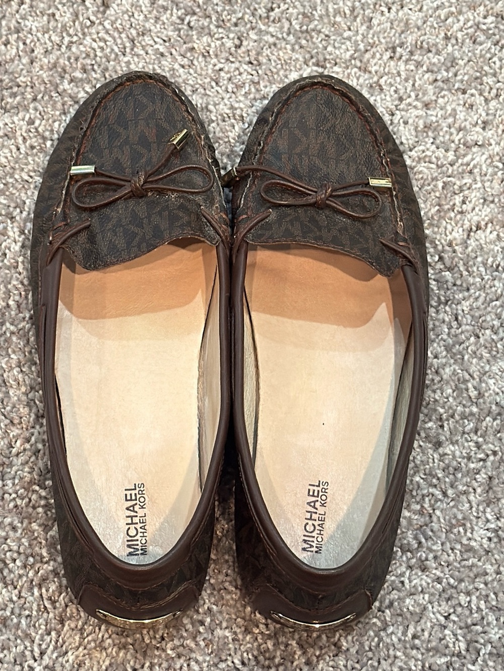 Michael Kors Hamilton Moc Brown 9.5